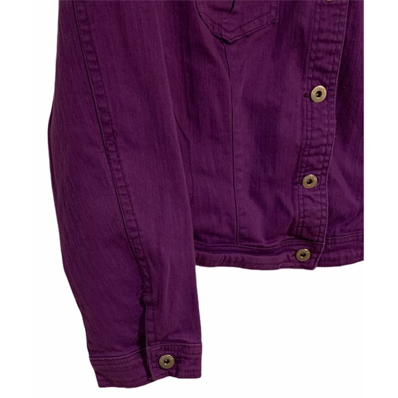 One World Jean Jacket Purple - Picture 4 of 7